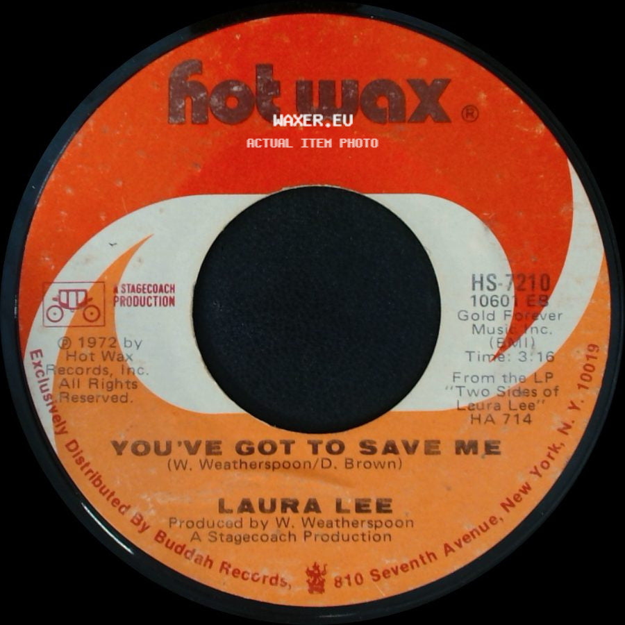 Laura Lee - Crumbs Off The Table / You've Got To Save Me side B