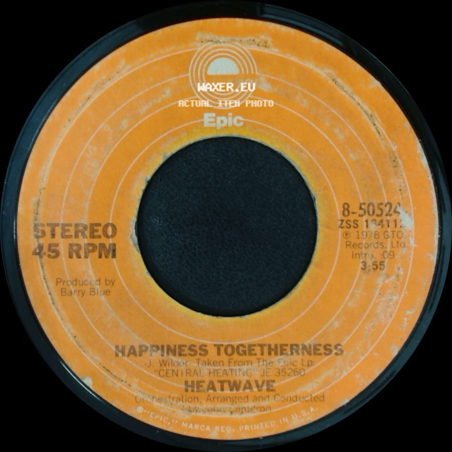 Heatwave - Happiness Togetherness / The Groove Line side A