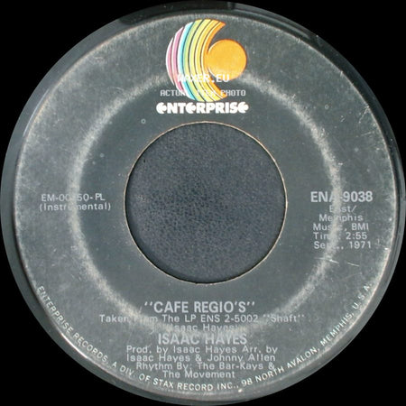 Isaac Hayes - Theme From Shaft / Cafe Regio's side B