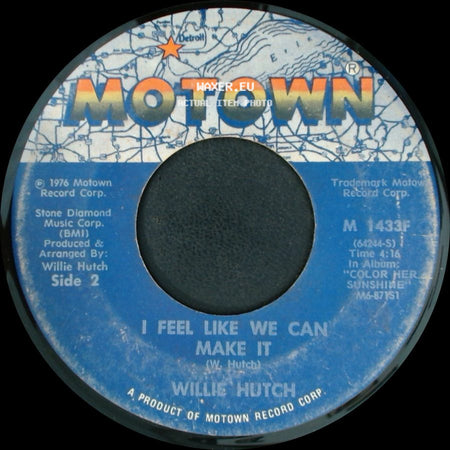 Willie Hutch - What You Gonna Do After The Party / I Feel Like We Can Make It side B