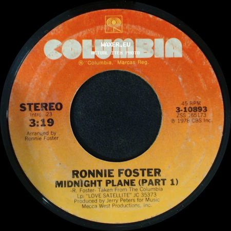 Ronnie Foster - Midnight Plane (Part 1) / Midnight Plane (Part 2) side A