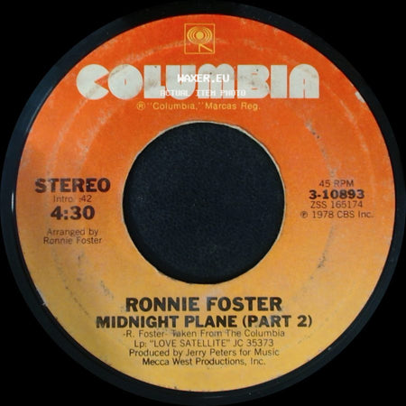 Ronnie Foster - Midnight Plane (Part 1) / Midnight Plane (Part 2) side B