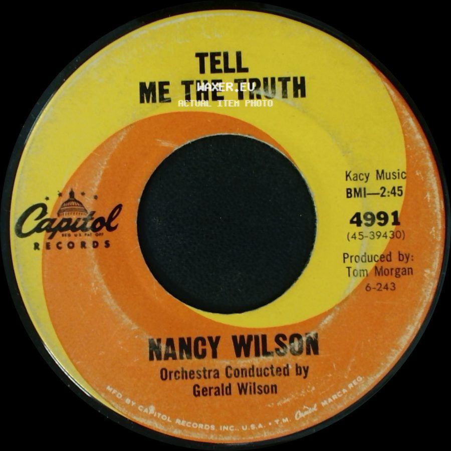 Nancy Wilson - Tell Me The Truth / My Sweet Thing side A