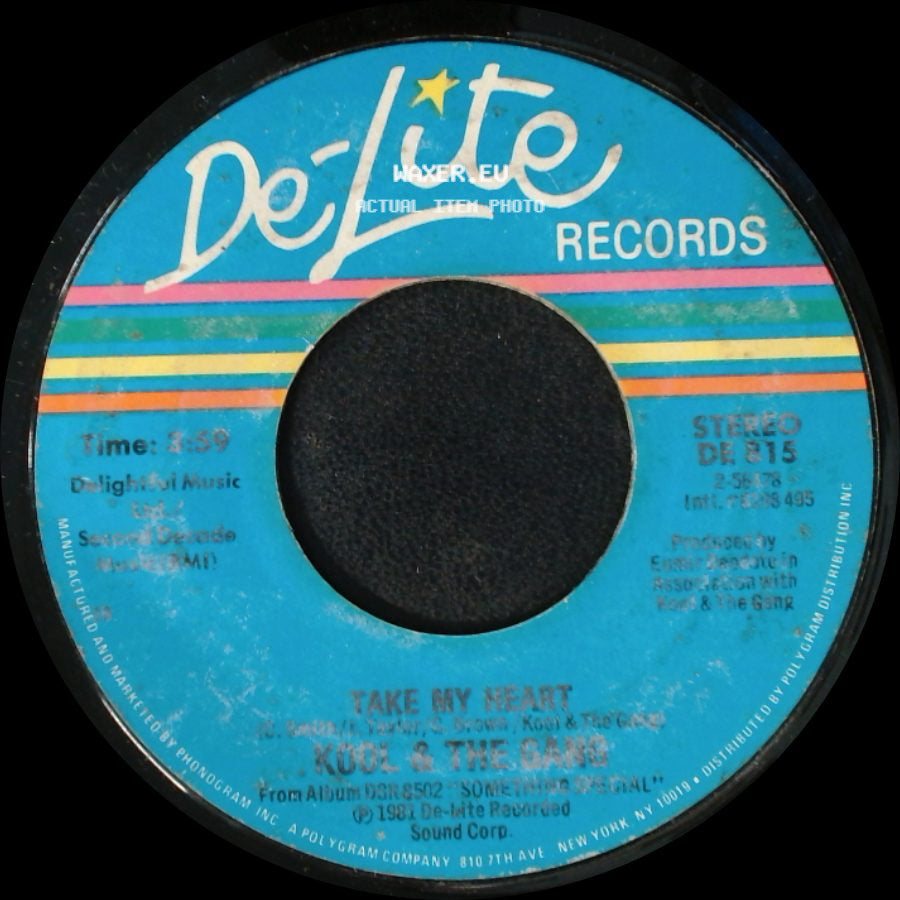 Kool & The Gang - Just Friends / Take My Heart side B