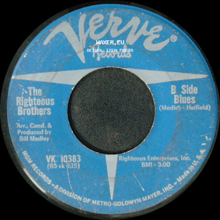 The Righteous Brothers - (You're My) Soul And Inspiration / Unknown Title B side B