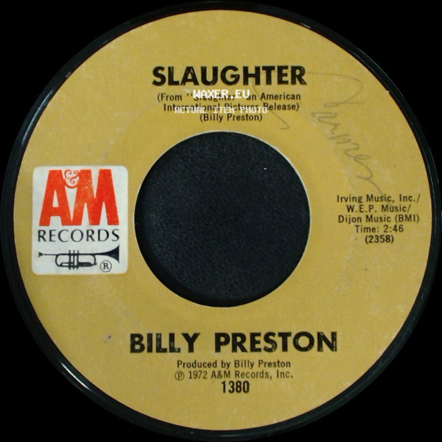 Billy Preston - God Loves You / Slaughter side B