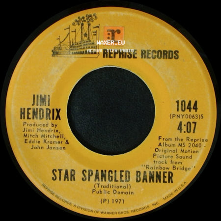 Jimi Hendrix - Star Spangled Banner / Dolly Dagger side A