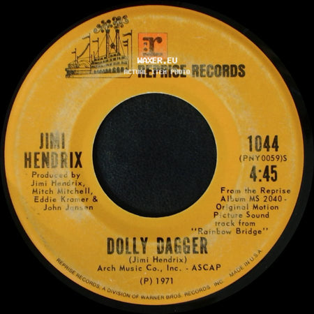 Jimi Hendrix - Star Spangled Banner / Dolly Dagger side B