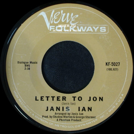 Janis Ian - Society's Child (Baby I've Been Thinking) / Letter To Jon side B