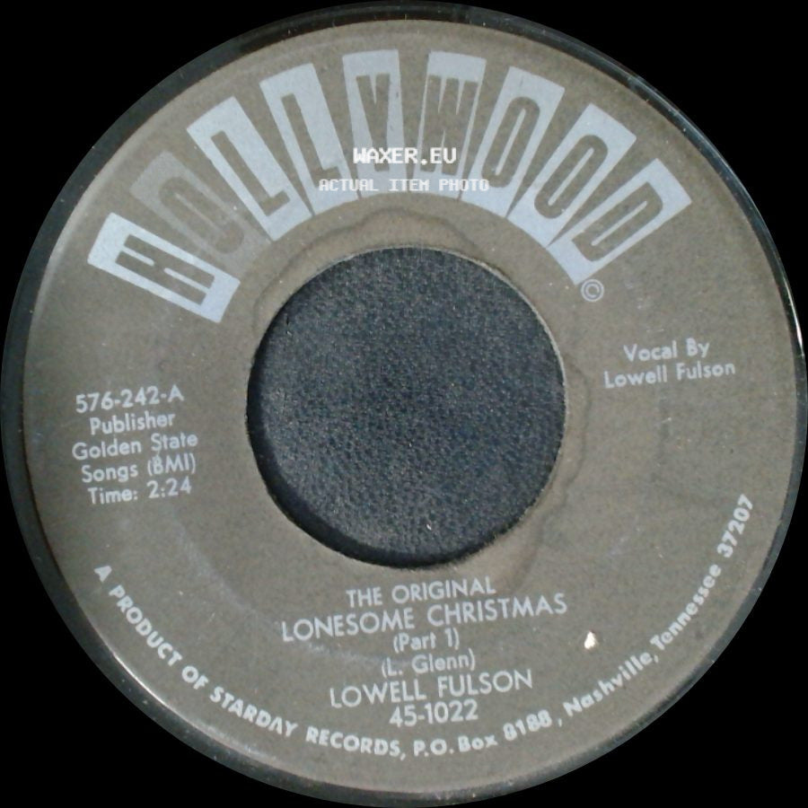 Lowell Fulson - The Original Lonesome Christmas (Part 1) / The Original Lonesome Christmas (Part 2) side A