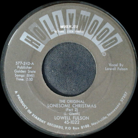 Lowell Fulson - The Original Lonesome Christmas (Part 1) / The Original Lonesome Christmas (Part 2) side B