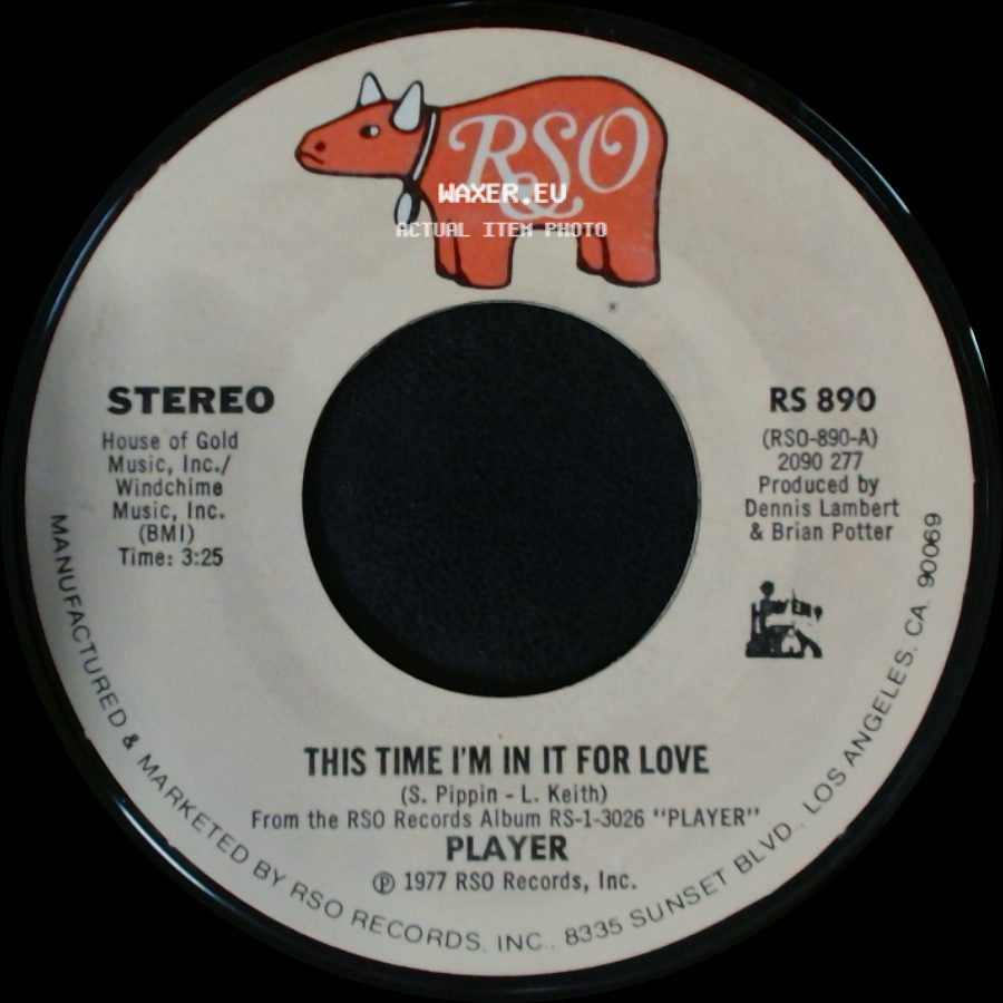 Player - Every Which Way / This Time I'm In It For Love side B