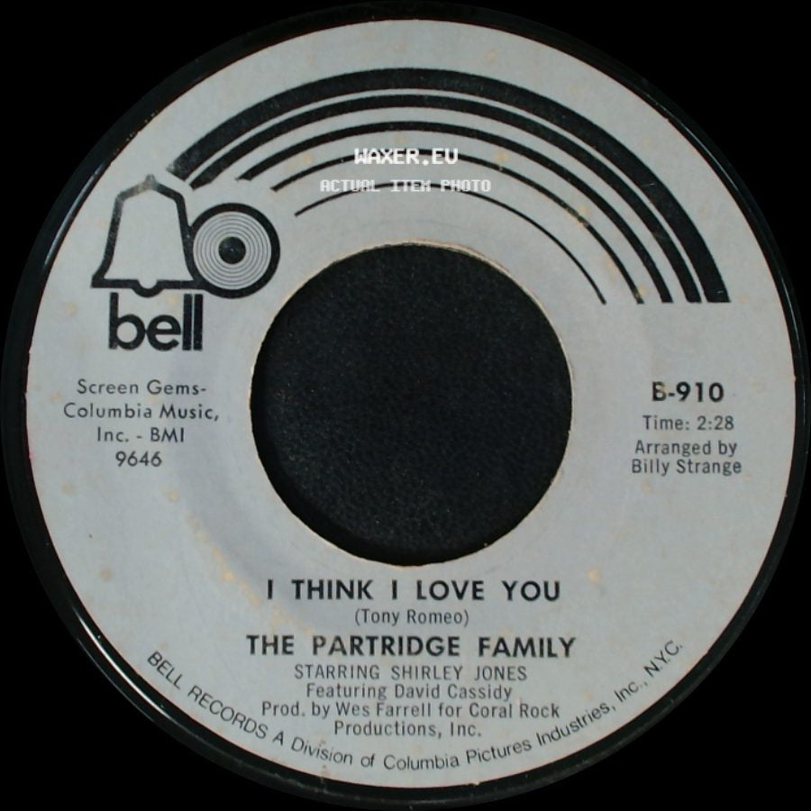 The Partridge Family - I Think I Love You / Somebody Wants To Love You side A