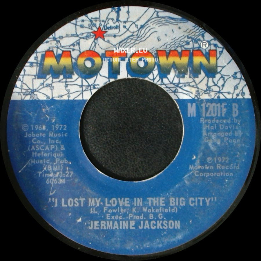 Jermaine Jackson - I Lost My Love In The Big City / That's How Love Goes side A