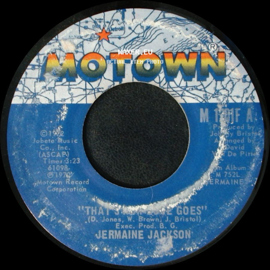 Jermaine Jackson - I Lost My Love In The Big City / That's How Love Goes side B