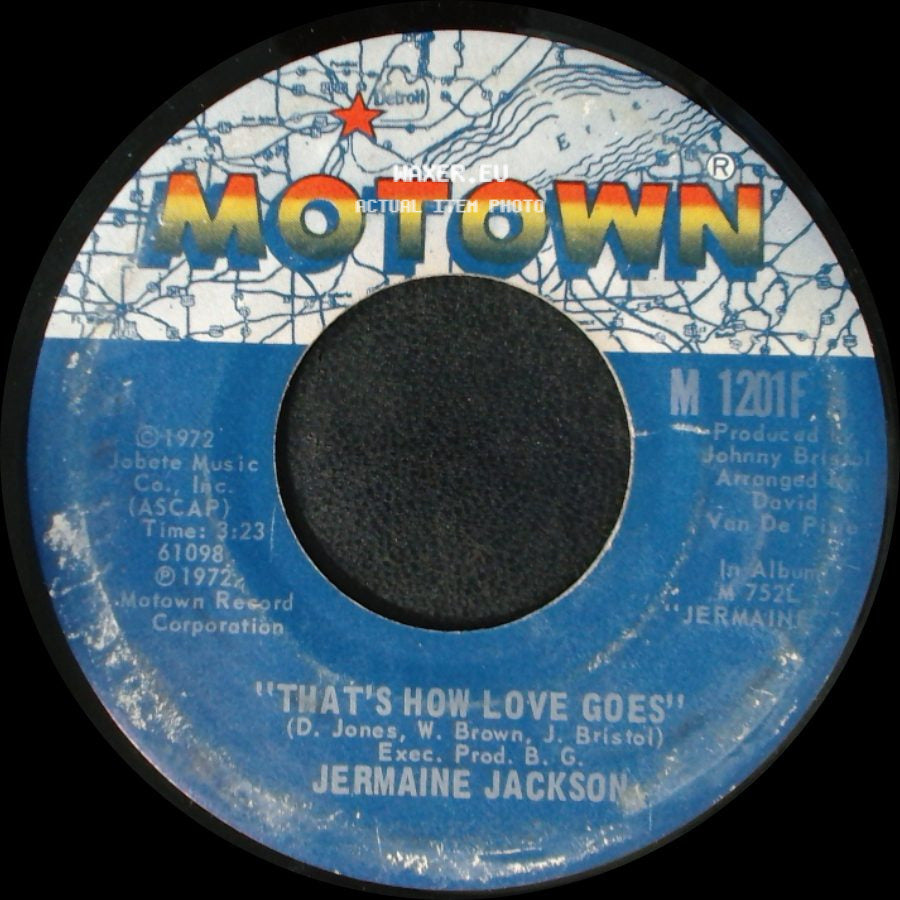 Jermaine Jackson - I Lost My Love In The Big City / That's How Love Goes side B