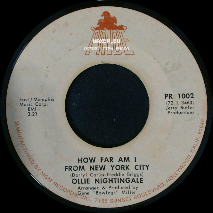 Ollie Nightingale - How Far Am I From New York City / May The Best Man Win side A
