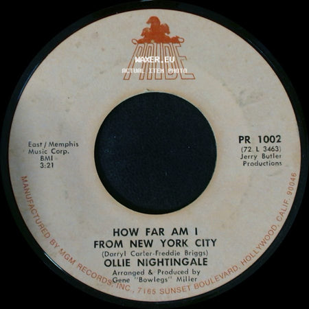 Ollie Nightingale - How Far Am I From New York City / May The Best Man Win side A