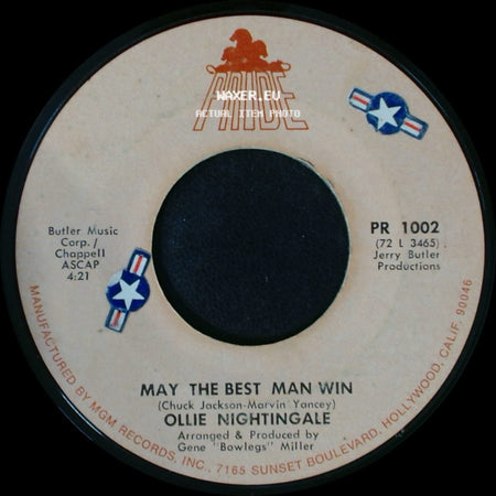 Ollie Nightingale - How Far Am I From New York City / May The Best Man Win side B