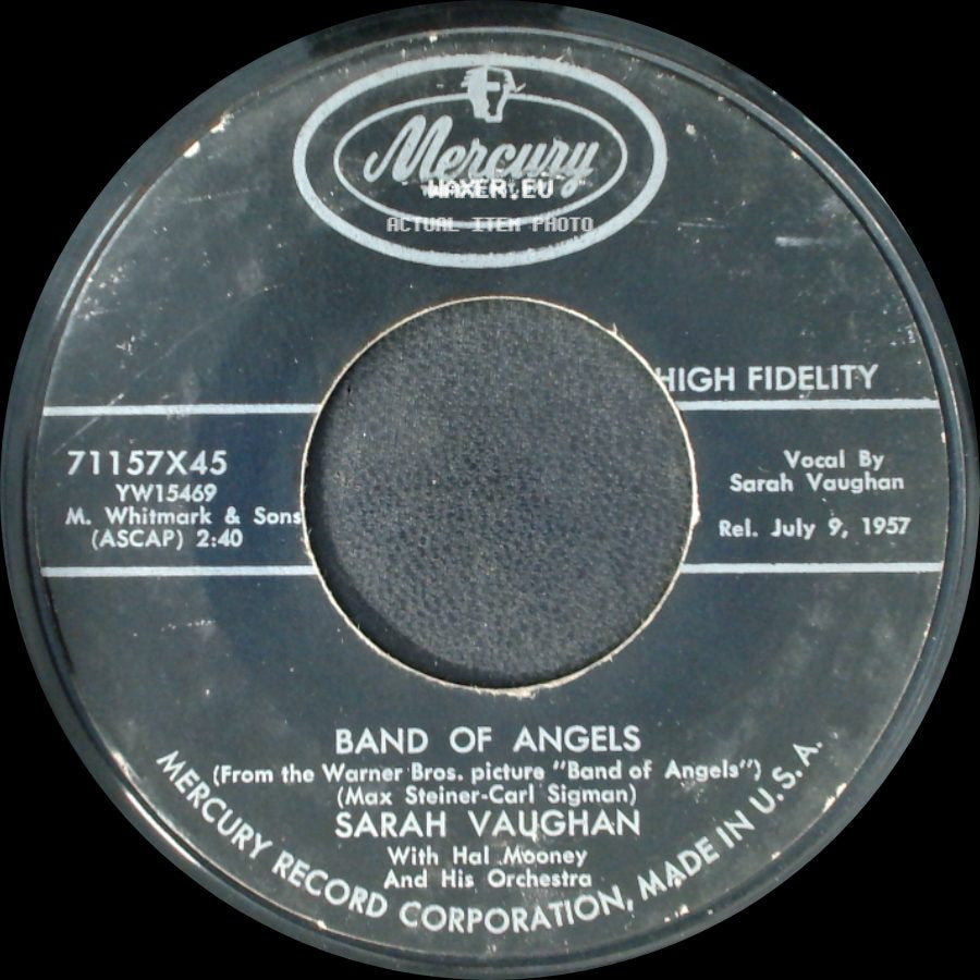Sarah Vaughan - Please Mr. Brown / Band Of Angels side B