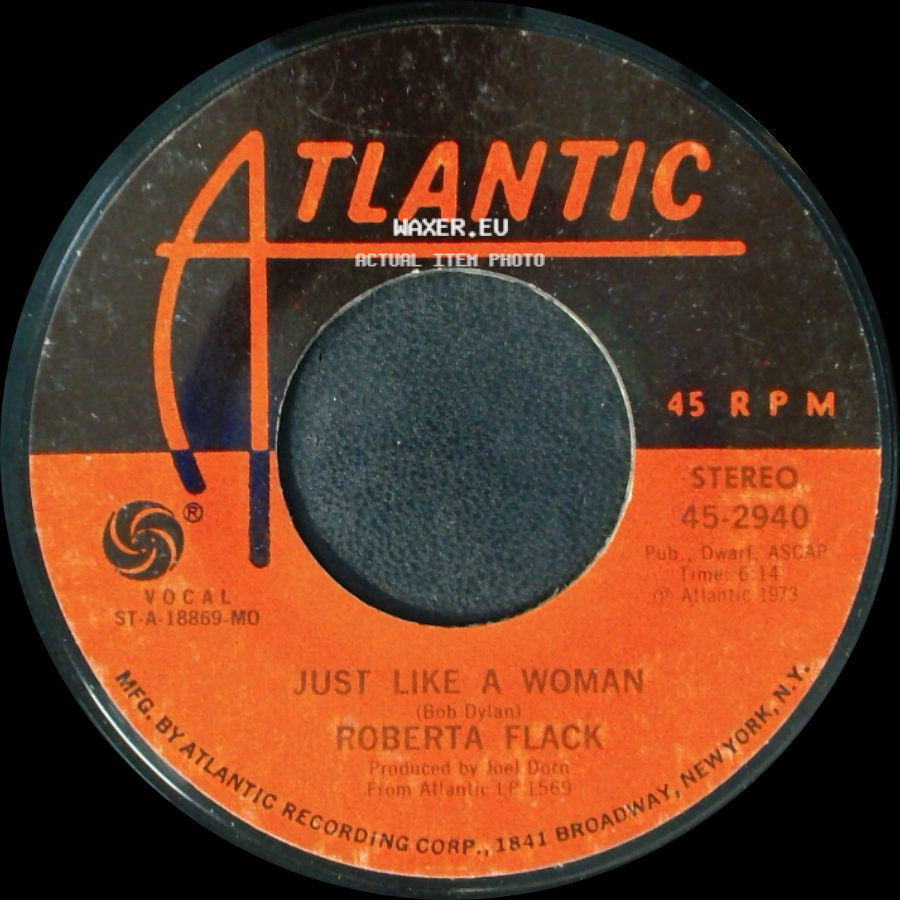 Roberta Flack - Killing Me Softly With His Song / Just Like A Woman side B