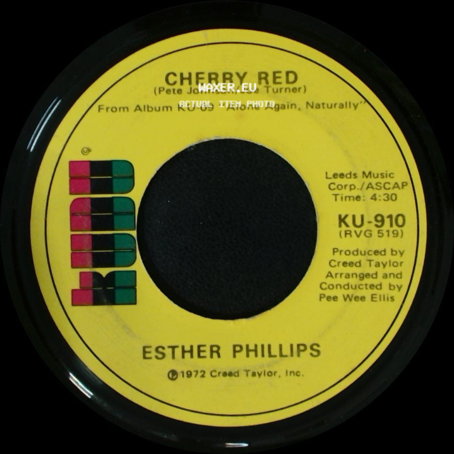 Esther Phillips - Cherry Red / I've Never Found A Man (To Love Me Like You Do) side A