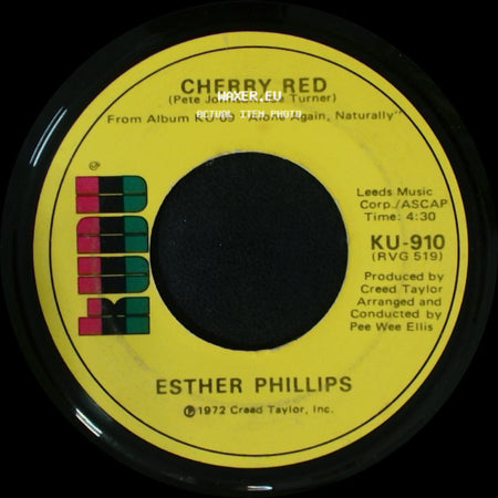 Esther Phillips - Cherry Red / I've Never Found A Man (To Love Me Like You Do) side A