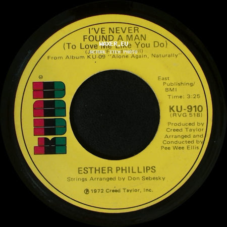 Esther Phillips - Cherry Red / I've Never Found A Man (To Love Me Like You Do) side B