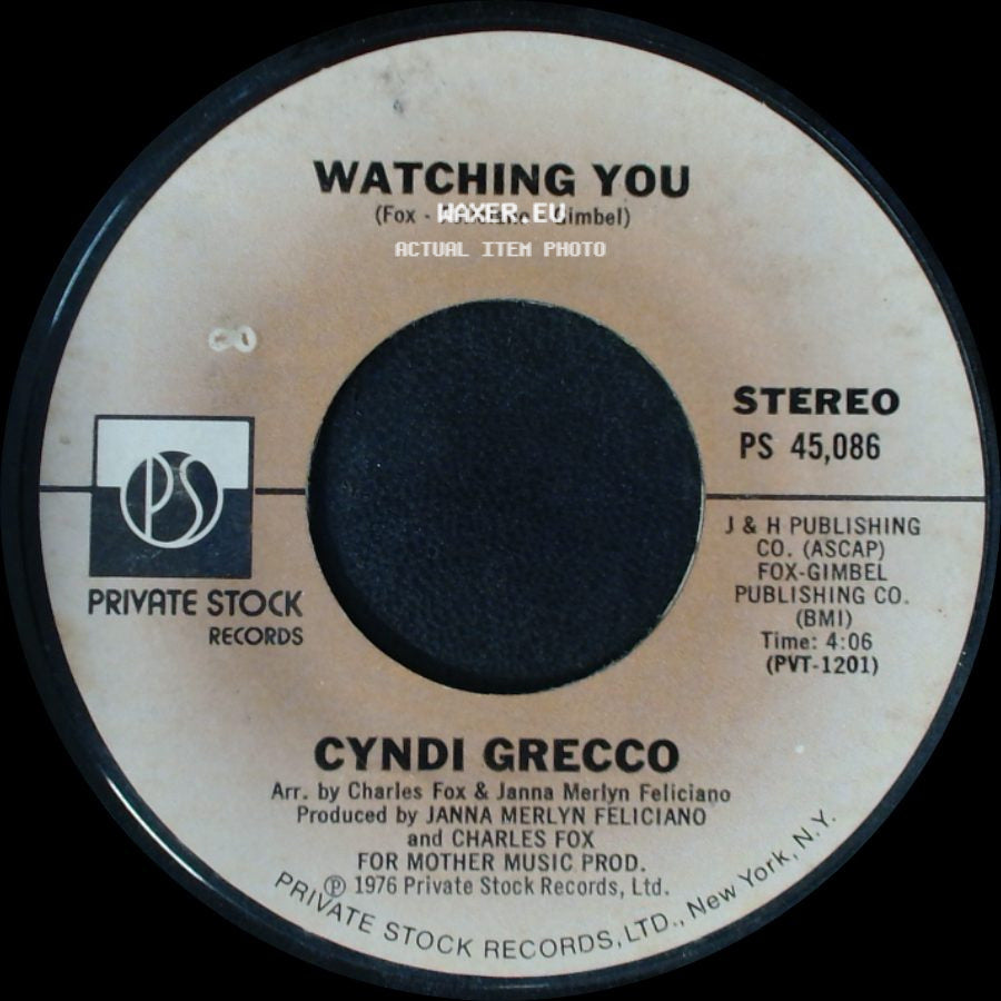 Cyndi Grecco - Making Our Dreams Come True / Watching You side B