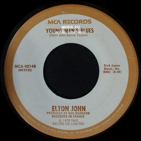 Elton John - Young Man's Blues / Goodbye Yellow Brick Road side A