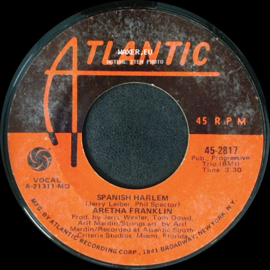 Aretha Franklin - Spanish Harlem / Lean On Me side A