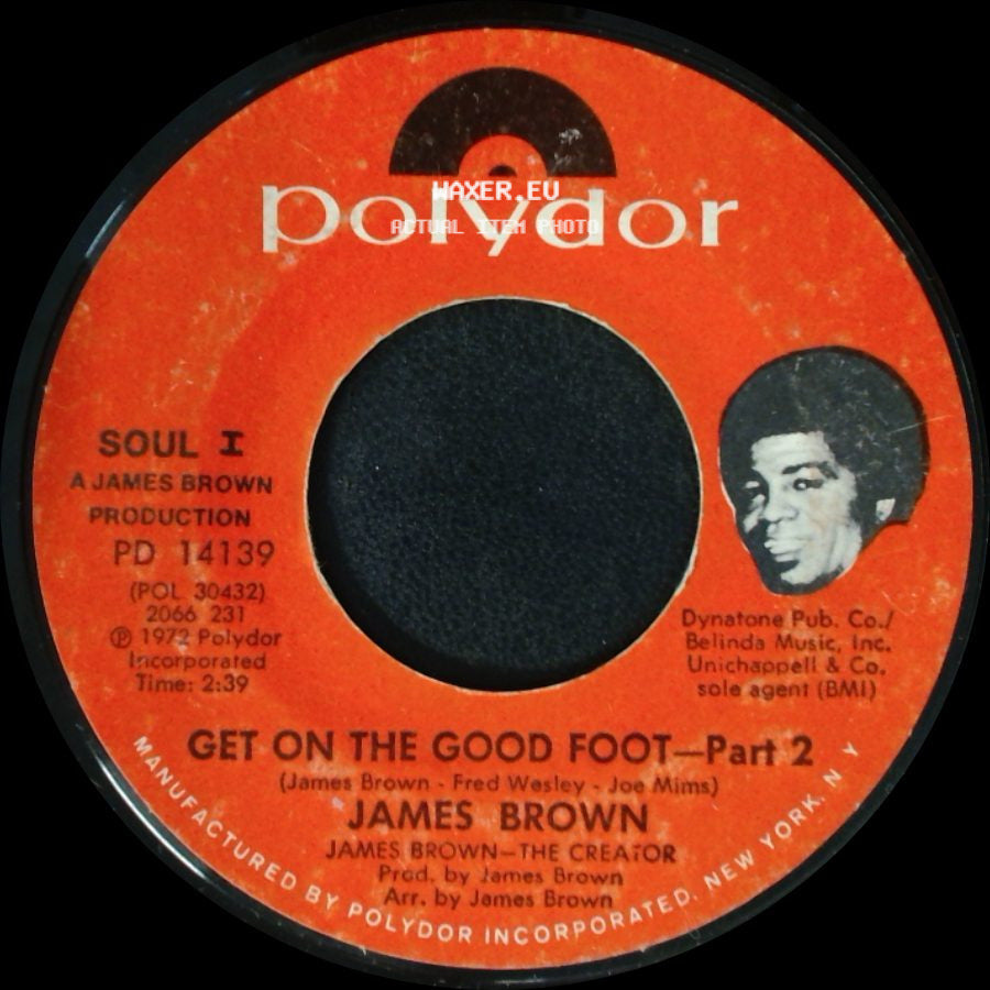 James Brown - Get On The Good Foot - Part 2 / Get On The Good Foot - Part 1 side A