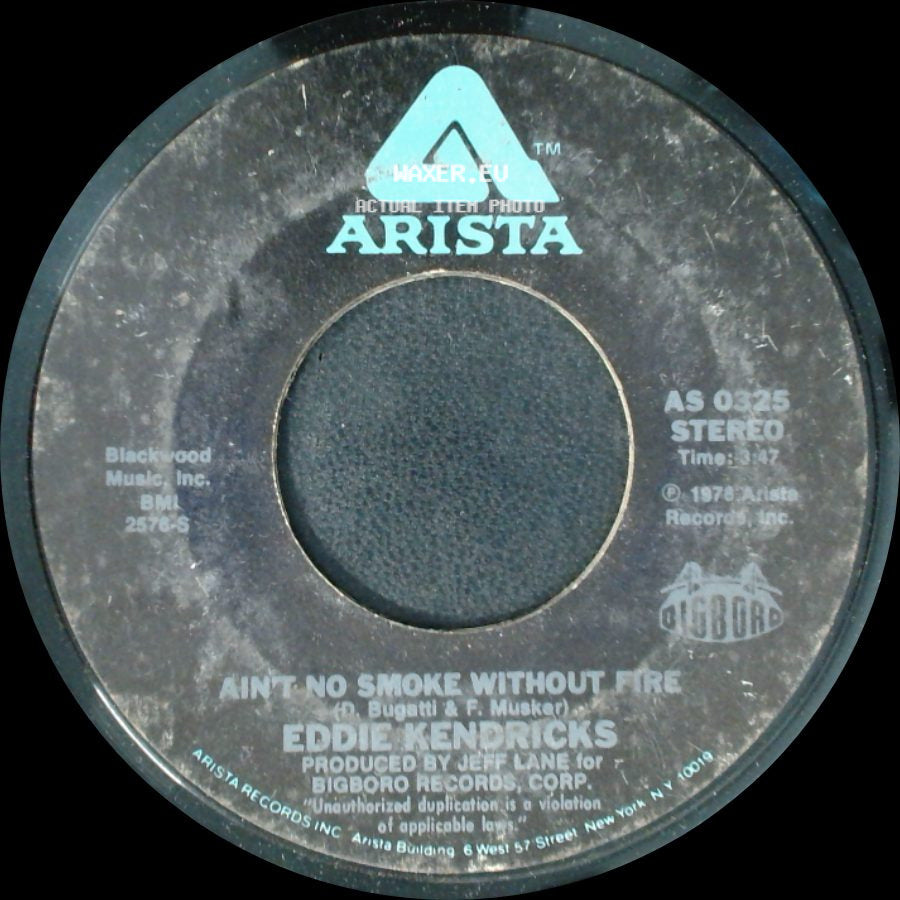 Eddie Kendricks - Ain't No Smoke Without Fire / Love Love Love side A
