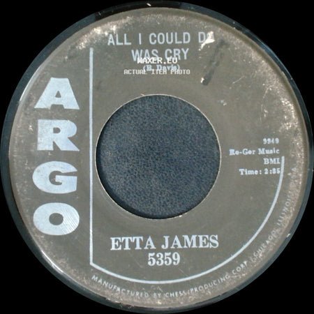 Etta James - All I Could Do Was Cry / Boy Of My Dreams side A