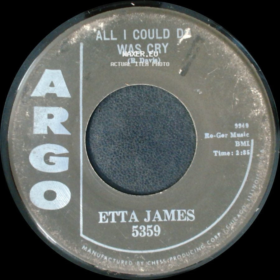 Etta James - All I Could Do Was Cry / Boy Of My Dreams side A