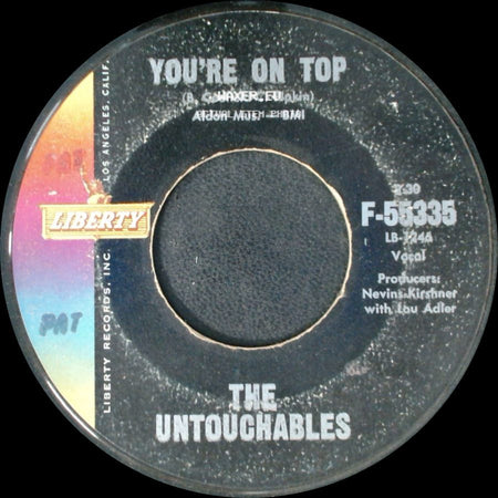 The Untouchables - Lovely Dee / You're On Top side B