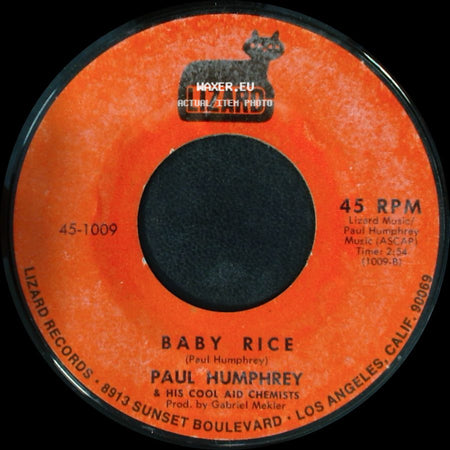 Paul Humphrey & His Cool Aid Chemists - Baby Rice / Funky L.A. side A