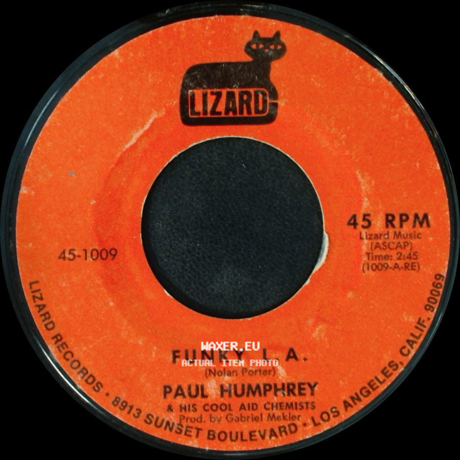 Paul Humphrey & His Cool Aid Chemists - Baby Rice / Funky L.A. side B