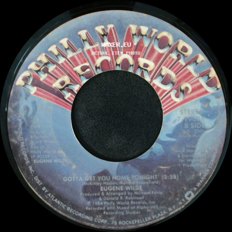 Eugene Wilde - Don't Say No Tonight / Gotta Get You Home Tonight side B
