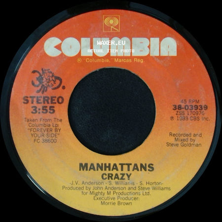 Manhattans - Love Is Gonna Find You / Crazy side B