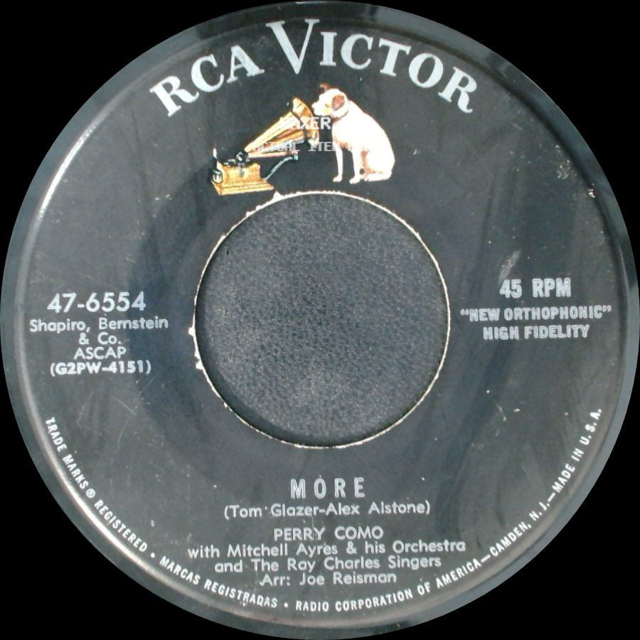 Perry Como - More / Glendora side A
