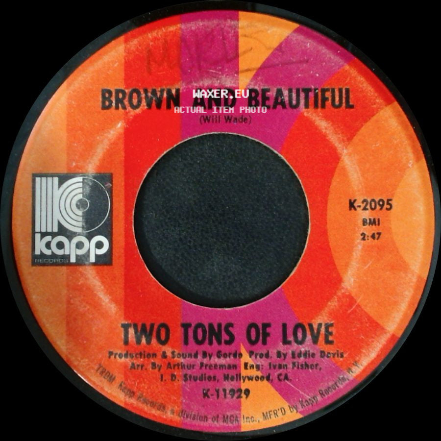 Unknown Artist - Brown And Beautiful / It's A Bad Situation In A Beautiful Place (Jessie Hill) side A
