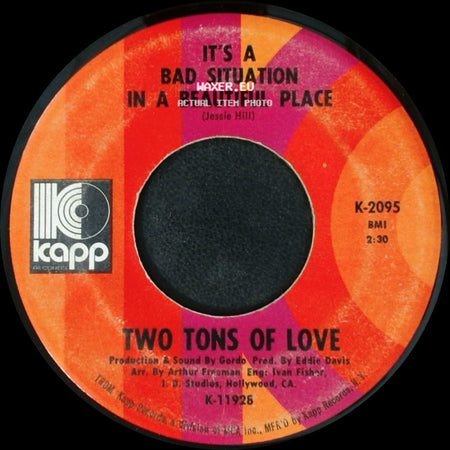 Unknown Artist - Brown And Beautiful / It's A Bad Situation In A Beautiful Place (Jessie Hill) side B