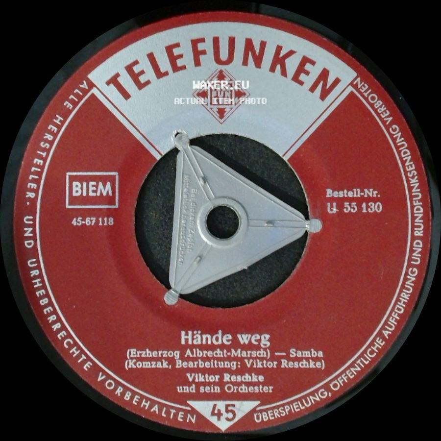 Viktor Reschke Und Sein Orchester - Hände Weg / Wien Bleibt Wien side A