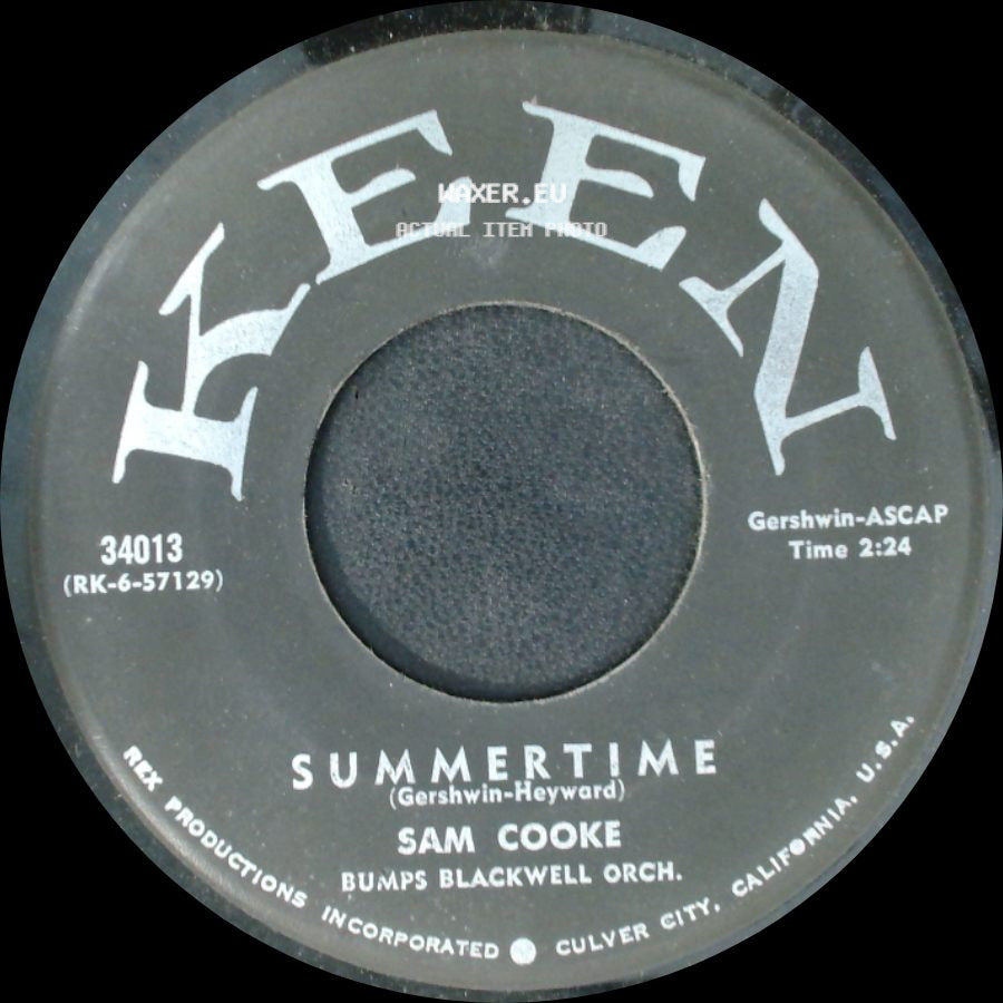 Sam Cooke - You Send Me / Summertime side B