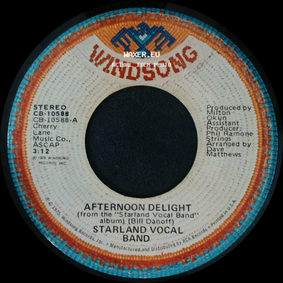 Starland Vocal Band - Afternoon Delight / Starland side A