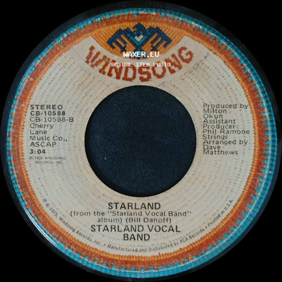 Starland Vocal Band - Afternoon Delight / Starland side B