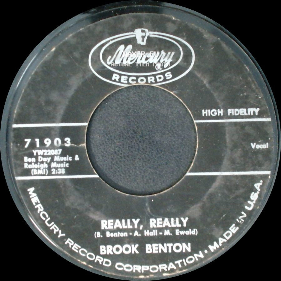 Brook Benton - Really, Really / Revenge side A