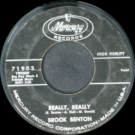 Brook Benton - Really, Really / Revenge side A