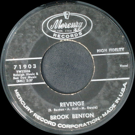 Brook Benton - Really, Really / Revenge side B